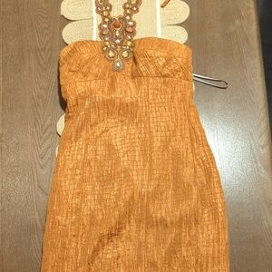 Elegant Gold Dress